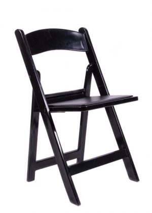 Resin Folding Chair-black