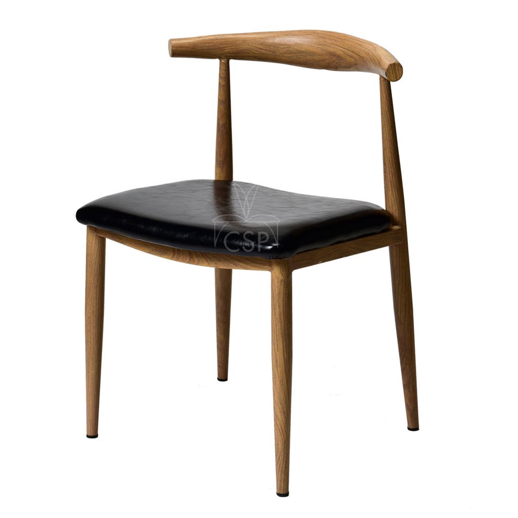 Metal Mid Century Cow Dining Chair