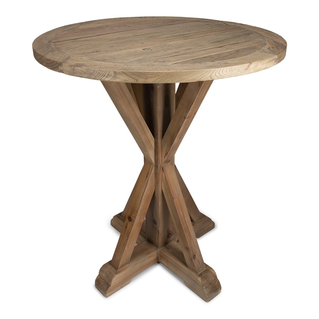 36'' Reclaimed Elm Wood Cocktail Table