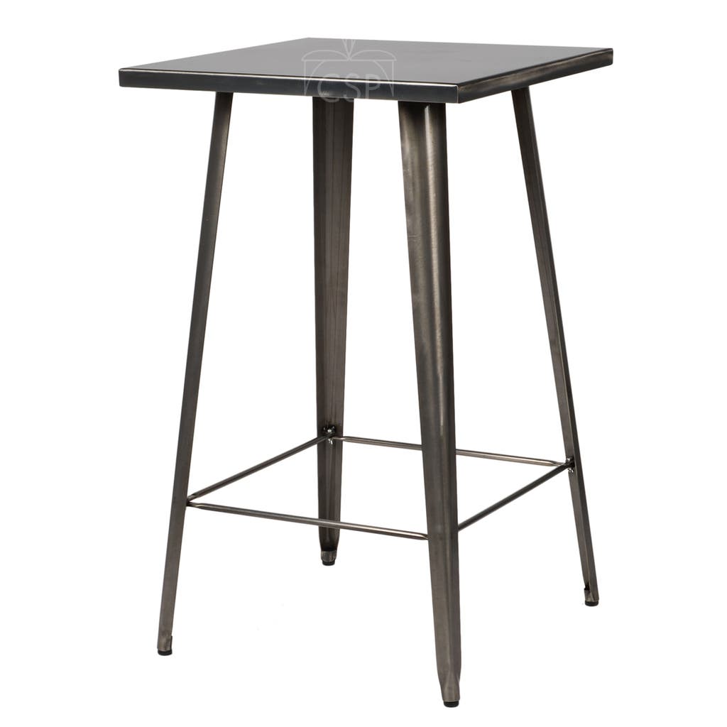 Industrial Metal Cocktail Table - Gun Metal