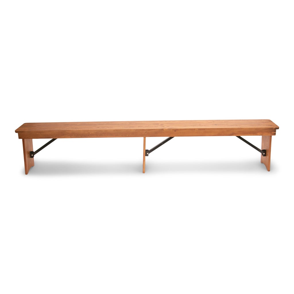 Folding Farm Table Bench - 8' x 12''