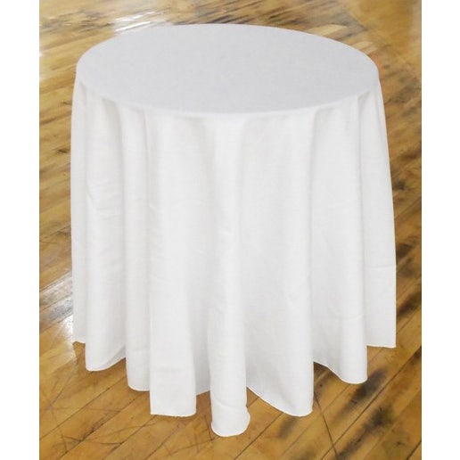 90'' Round Polyester Tablecloth