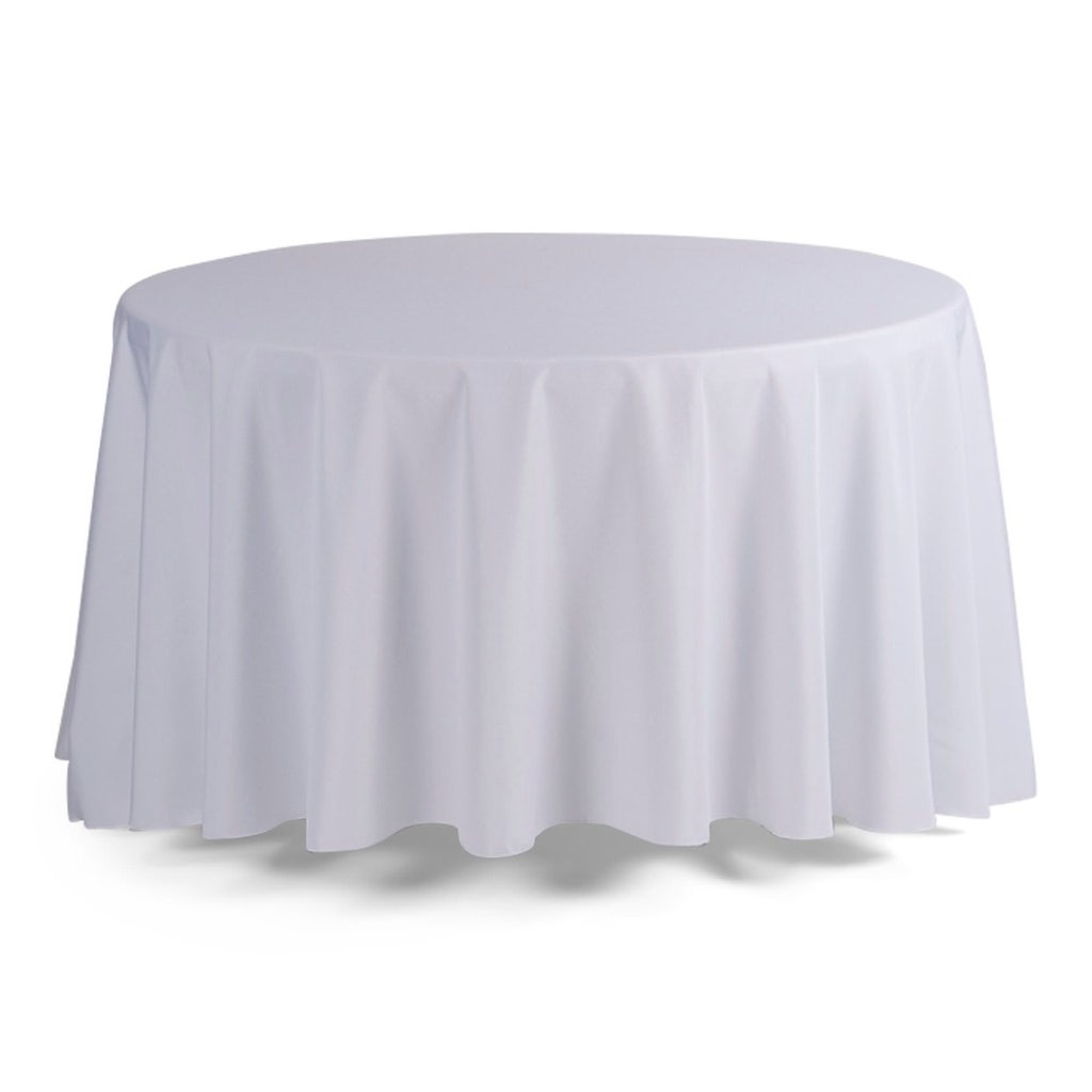 108'' Round Polyester Tablecloth