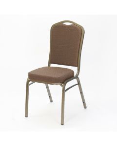 Crown Back Banquet Chair with Copper Vein Frame